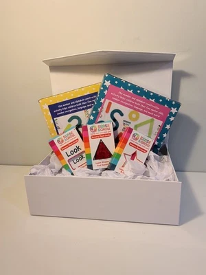 Educational Holiday Gift Set Alphabet Shape Construction Sensory Flash Cards 3+  - Image 1 of 4