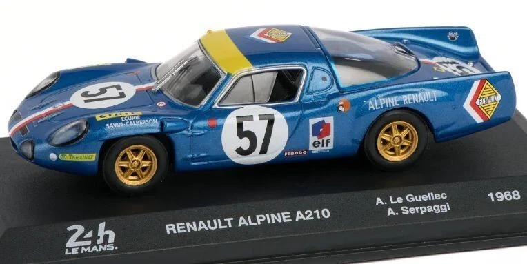 1/43 Scale - Renault Alpine A210 - 1968 - #57 Le Guellac, Serpaggi Model Car. - Image 1 of 1