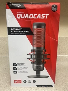 HyperX QuadCast USB Condenser Gaming Microphone For PS4/PS5/PC/Mac - NEW IN BOX! - Afbeelding 1 van 6