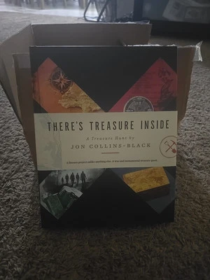 There's Treasure Inside: A Treasure Hunt Jon Collins Hardcover In Hand Foto 1 de 4