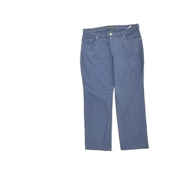 Pantalones chinos Lee relajados pierna recta tiro medio para mujer talla 16P azules Foto 1 de 4