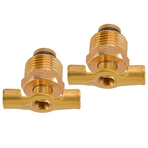 2x 3/8" NPT Messing Luftkompressor Tank Ablassventil Petcock Ersatz - Bild 1 von 7