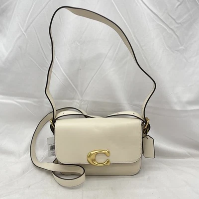 Coach Womens Sage Crossbody Shoulder Bag Leather CAM17 Chalk - Image 1 of 4