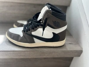 Jordan 1 Retro OG x Travis Scott High Mocha Size 8.5 CD4487-100 - Picture 1 of 6