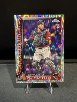 2025 Topps Chrome - Adrian Del Castillo #240 RayWave Refractor (RC) - Image 1 of 2