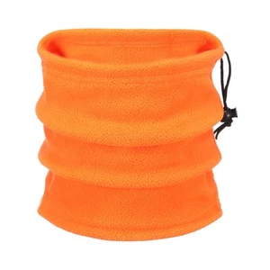 Calentador de cuello invierno polaina polar de una sola capa, naranja - Imagen 1 de 6