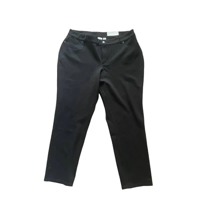 Cato Women Pants 20WP Black Stretch Comfort Workwear Office Academia Travel NEW - Image 1 of 4