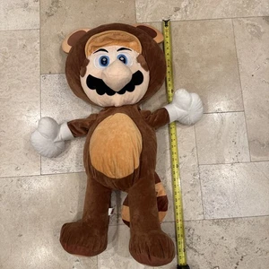 Jumbo 36” Super Mario Nintendo Tanooki Plush Bean Bag 3’ft Tall - Picture 1 of 16