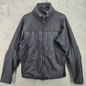 Marmot Jacket Mens Large Black Windstopper Softshell Hidden Hood Full Zip - Picture 1 of 18
