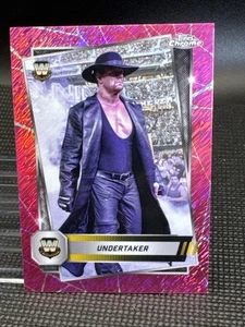 2025 Topps Chrome WWE - Undertaker #21 Pink Shimmer Refractor - Picture 1 of 2