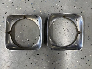 1972 Chevrolet Impala Caprice Headlight Bezels Donk 72 Chevy - Foto 1 di 6