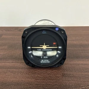Electric Gyro Corp Turn Coordinator 1394T100-7Z 12/32V - For Parts Or Repair - Picture 1 of 2