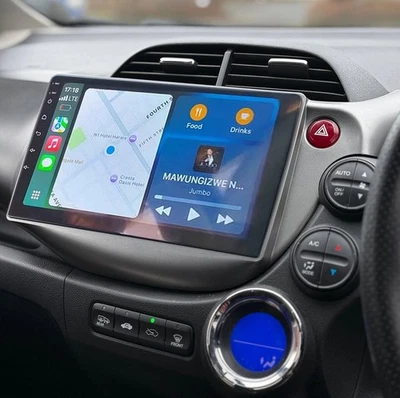 10" For 2007-2013 HONDA JAZZ Head Unit Wireless Apple CarPlay Android Auto Navi - image 1 of 4