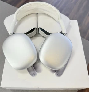 Apple Airpods Max Argent avec Blanc A2096 MGYJ3AM/A Excellent Casque + Étui ✅ - Photo 1 sur 7