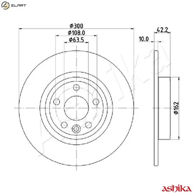 2x BRAKE DISC 61-0L-L10 FOR LAND ROVER DISCOVERY/SPORT/SUV 224DT 2.2L 4cyl - Image 1 of 4
