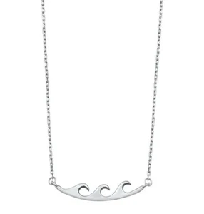 Ocean wave sterling silver necklace - Picture 1 of 1