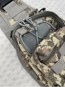 Borsa/borsa a tracolla tattica da esterno modello ACU militare con MOLLE - Foto 1 di 5