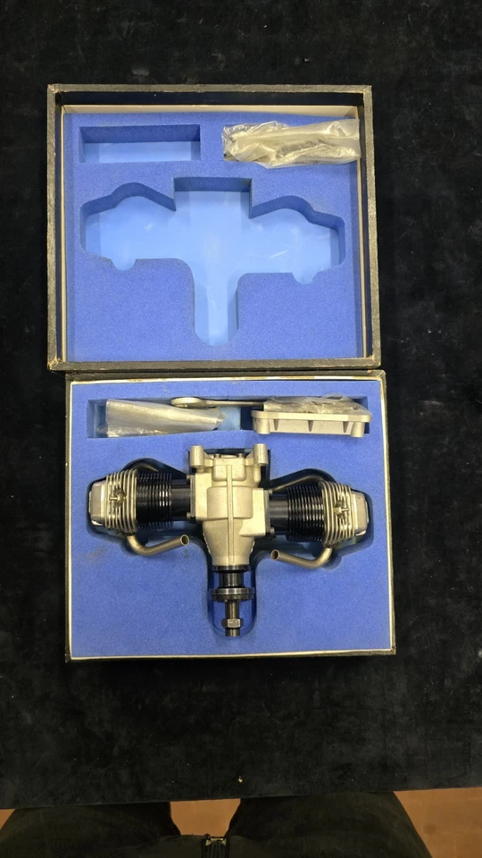 Motore OS FT-120 Gemini 120 Twin Quattro Tempi RC Motor Nuovo Four Stroke Engine - Immagine 1 di 4