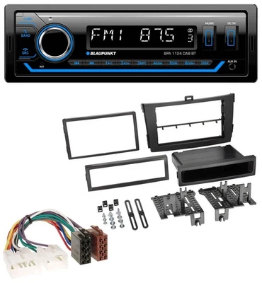 Blaupunkt Bluetooth USB DAB MP3 Autoradio für Toyota Corolla ab 2009 schwarz - Bild 1 von 4