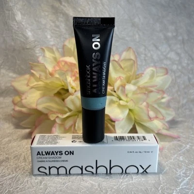 Smashbox ALWAYS ON CREAM SHADOW Eyeshadow CERULEAN Muted Blue Full Size NIB Free - Image 1 of 2
