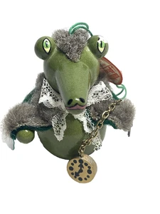 Vintage Steinbach German Handmade Peter Pan Crocodile Christmas Ornament - Picture 1 of 5