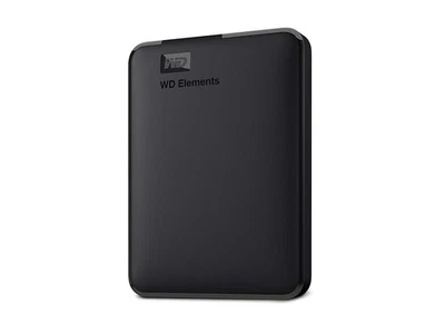 WD 5TB Elements Portable Storage USB 3.0 Model WDBU6Y0050BBK-WESN Black - Image 1 of 4