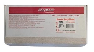 Ferris Polymem Ref 5712 Wound Filler Non Adhesive 3x12 12 Pieces Expired - Picture 1 of 9
