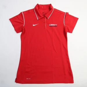 Liberty Flames Nike Dri-Fit Polo Women's Red New - Picture 1 of 5
