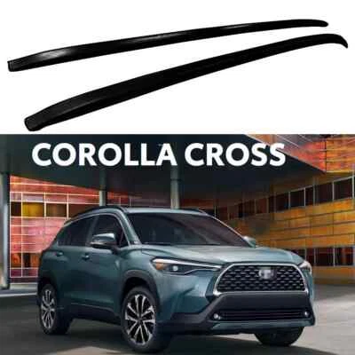 2Pcs Side Roof Rack Rail Luggage Carrier Fits for Toyota Corolla Cross 2021-2024 - Image 1 of 4