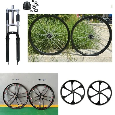 DONSP1986 26" Bike Fork w/headset, 1-1/8" Threadless and Mag or Spoke Wheel Rim - Image 1 of 4