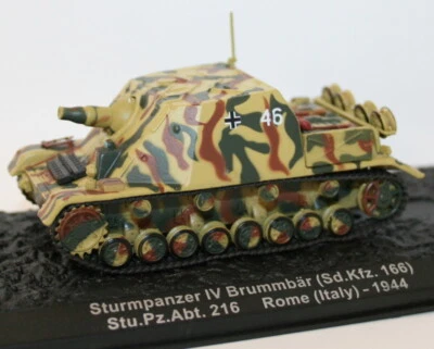 Altaya 1/72 Scale Diecast - Sturmpanzer IV Brummbar - Stu Pz Abt 216 - Rome 1944 - Image 1 of 3