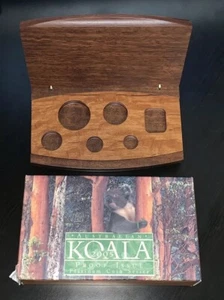 2005 Australia Platinum Koala 5 Coin Proof Set Wood Box Only - Picture 1 of 3