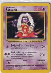 Pokemon Card Base Set No. 31/102 Rossana German - Picture 1 of 2