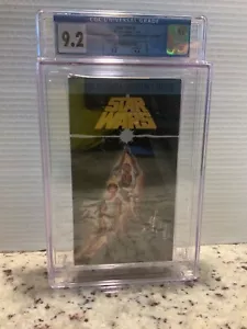 CGC 9.2 STAR WARS LETTERBOX COLLECTORS EDITION Graded VHS videotape (1977/95) - Picture 1 of 8