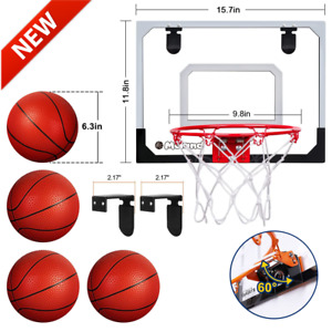 Mini Basketball Hoop System Indoor Outdoor Home Office Over The Door Net Goal