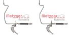 Metzger Brake Hose With Pipe Rear Axle L+R For Opel Astra G Vauxhall 98-14
