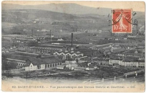 SAINT-ÉTIENNE 42 Usines Biétrix et Couffinal CPA écrite à Mme Jeannine en 1913 - Picture 1 of 2