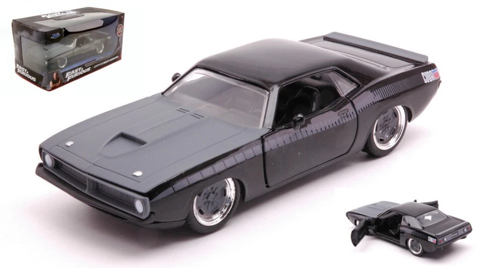 Jada Toys PLYMOUTH BARRACUDA "FAST & FURIOUS" BLACK 1:32 - Immagine 1 di 1