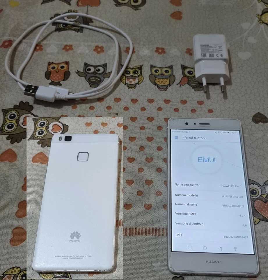 Huawei P9 lite - 16 GB - Bianco (Sbloccato) (Dual SIM) - Immagine 1 di 1