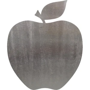 Decoración artística de metal con corte de acero de manzana - Imagen 1 de 1