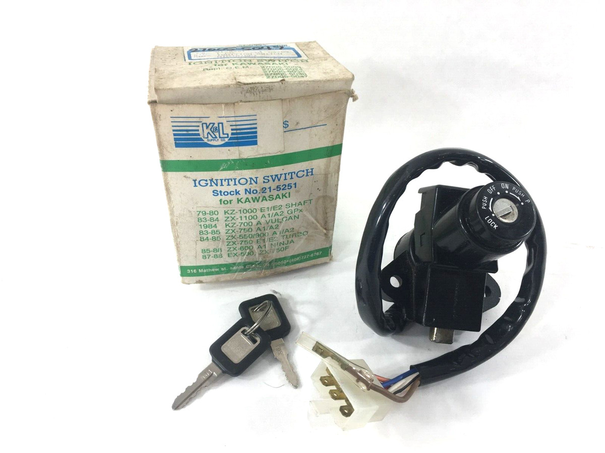 Kawasaki GPZ550 ZX600 Ignition Switch | eBay
