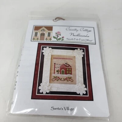 Country Cottage North Pole Post Office Cross Stitch Chart + 3 Floss - Image 1 of 4