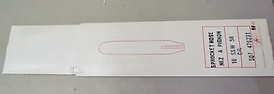 NEW Genuine Pioneer Chainsaw Bar 16" 058" .325" Sprocket Nose 476231 P-2258-66 - Image 1 of 4