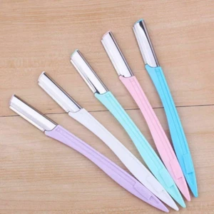 1x Women Eyebrow Face Razor Trimmer Shaper Shaver Blade Hair Remover Makeup Tool - Picture 1 of 12