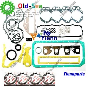 New 14B 14BT Overhual Gasket Kit Piston Ring Set For Toyota Engine Repair Parts - Picture 1 of 2