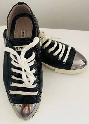 Mui Mui стальной носок туфли размер 5 Великобритании ЕС 38 - Изображение 1 из 4