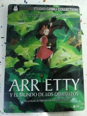 ARRIETTY Y EL MUNDO DE LOS DIMINUTOS DVD STUDIO GHIBLI COLLETION METAL AM - Imagen 1 de 3