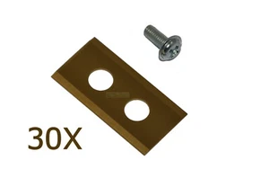 30 X 3,6CM lame di titanio per robot Worx Landroid WG 754 790 791 793 794 795  - Imagen 1 de 1