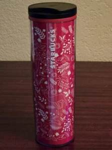 Starbucks 2018 Christmas Holiday Travel Coffee Mug Tumbler 16oz Red White Deer - Bild 1 von 3