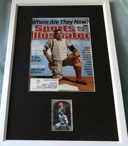 Yogi Berra signed Yankees 1999 Topps HOF card 2011 Sports Illustrated framed JSA - Picture 1 of 2